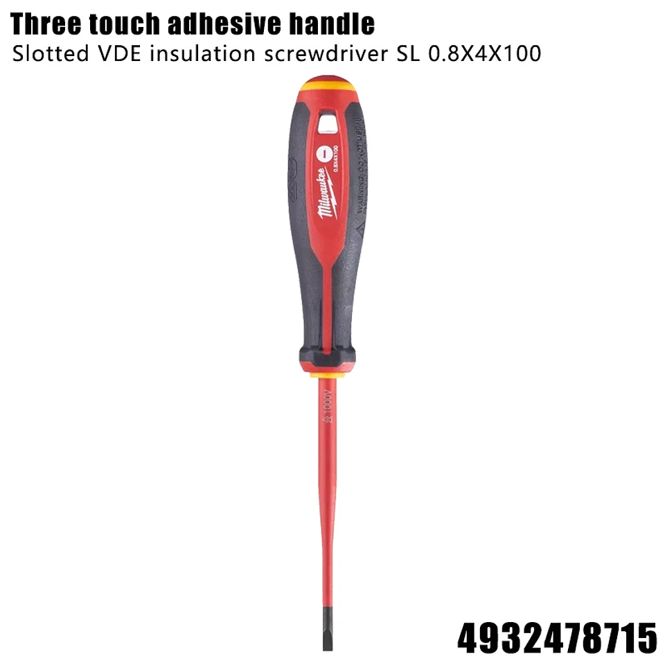 Insulated Screwdriver Series | PH/Slotted 1000V Certified Hand Tools | Industrial-Grade Three-Contact Rubber Grip 4