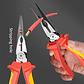 Insulated Pliers Series | 1000V High-Voltage Resistant Combination, Diagonal & Needle Nose Pliers | Professional Electrician Tools - thumbnail 4