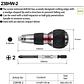 Ball Grip Impact Screwdriver Set | Interchangeable High-Torque Driver with 12° Rotation Function - thumbnail 7