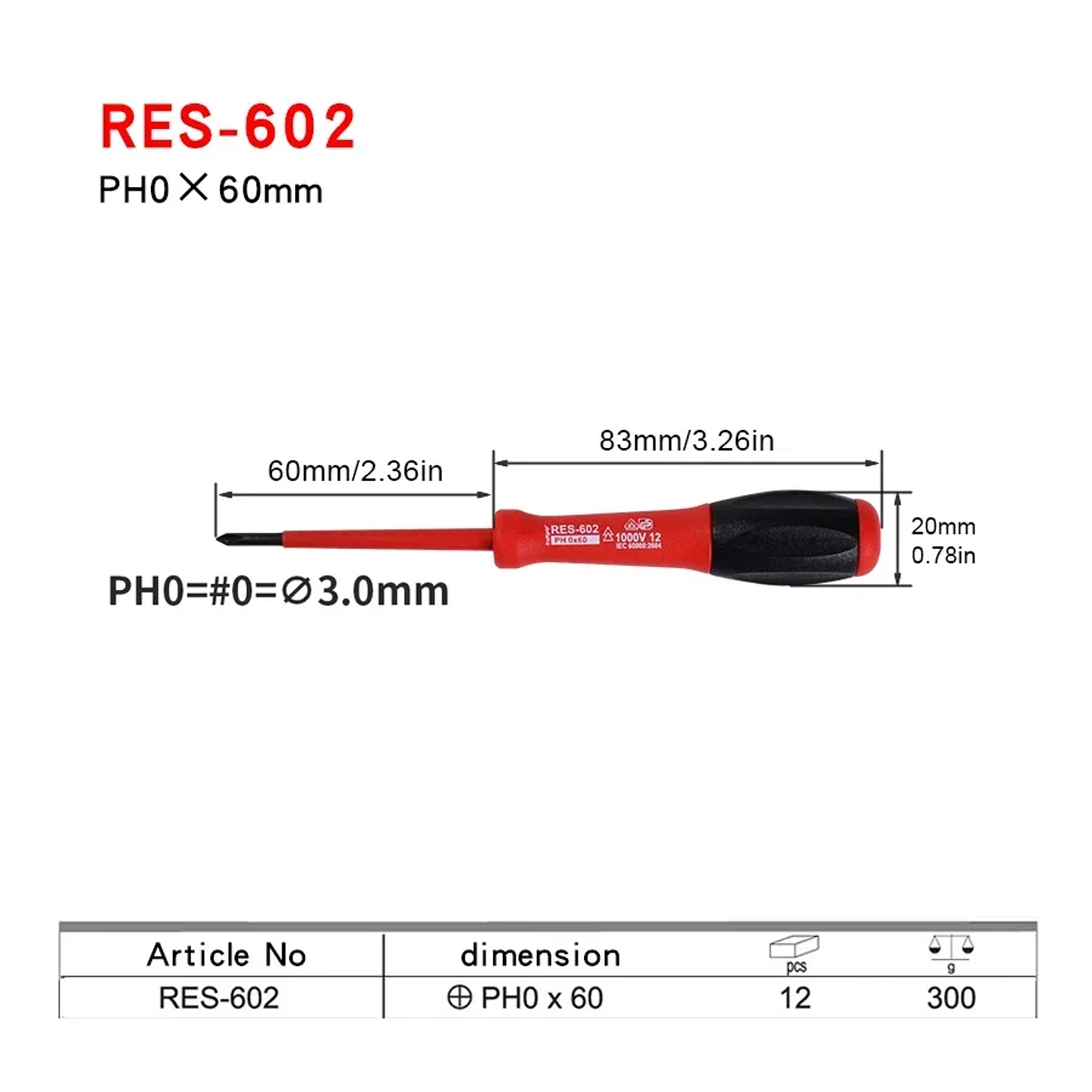 1000V VDE Insulated Screwdriver | Professional Electrician Repair Tool | Slotted & Phillips PH2 10