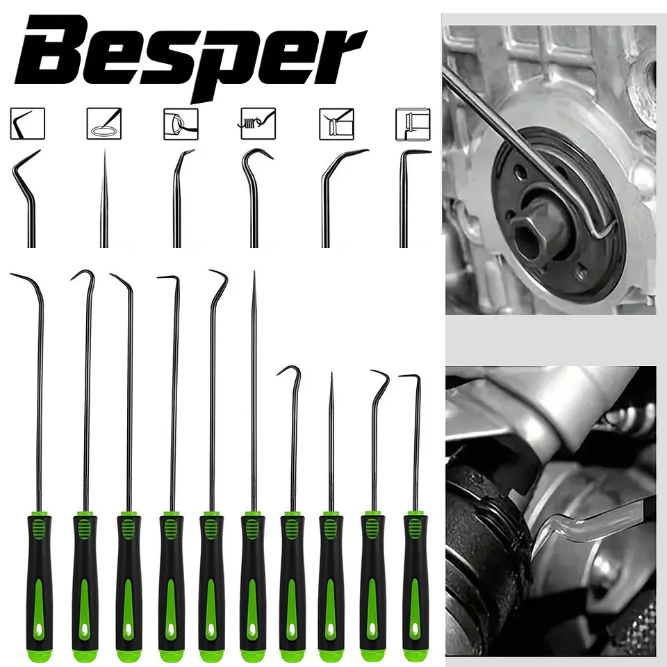 Baisibei Precision Pick & Hook Set | O-Ring & Oil Seal Remover 2