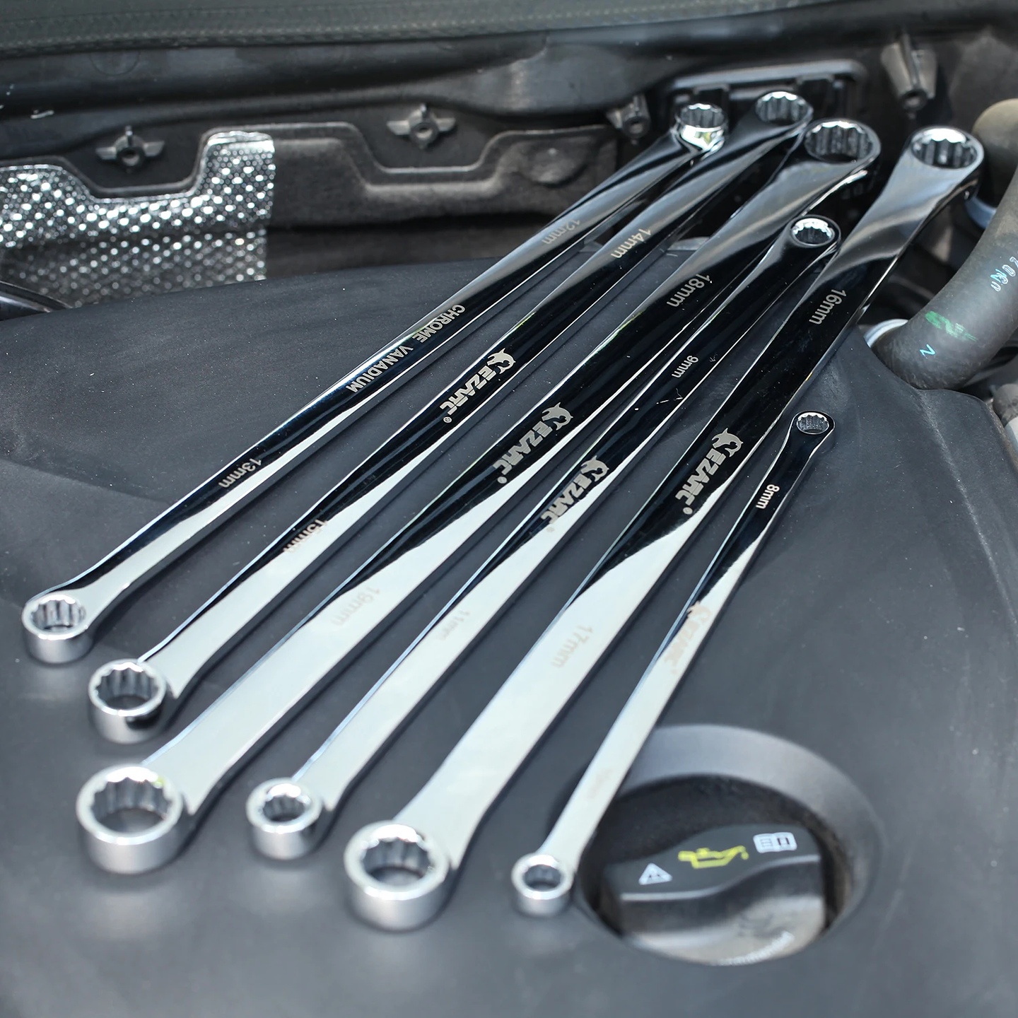 Extra Long Box End Wrench Set | Metric Aviation Spanner | Chrome Vanadium Steel 8mm–19mm 5