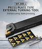 External Turning Tool Holder Set | TNMG16 Carbide Inserts Lathe Cutting Tool Kit - thumbnail 9