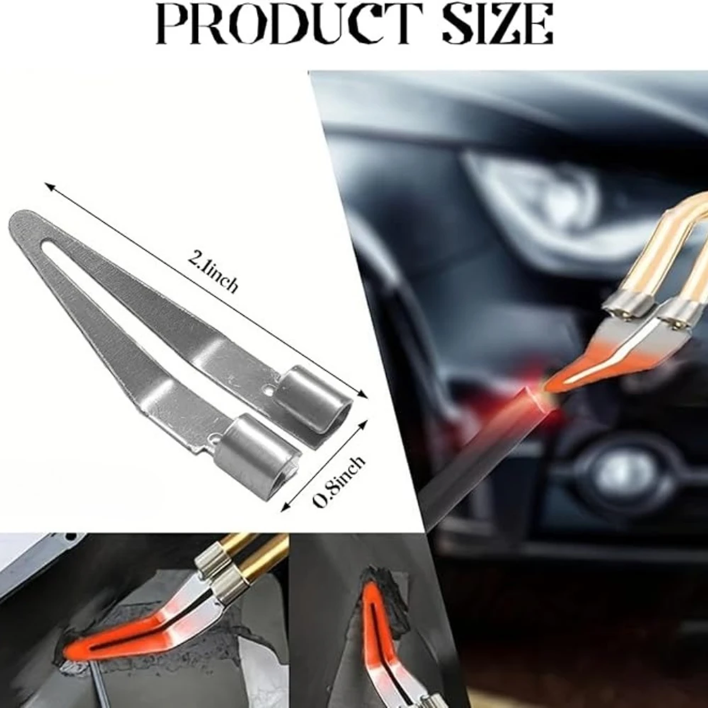 45-Degree Elbow Plastic Smoothing Tip | Adjustable Welding Repair Head for Soldering Irons 5