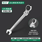180° Flex-Head Ratchet Wrench | 72-Tooth CR-V Steel Gear | Professional Metric Combination Spanner - thumbnail 10