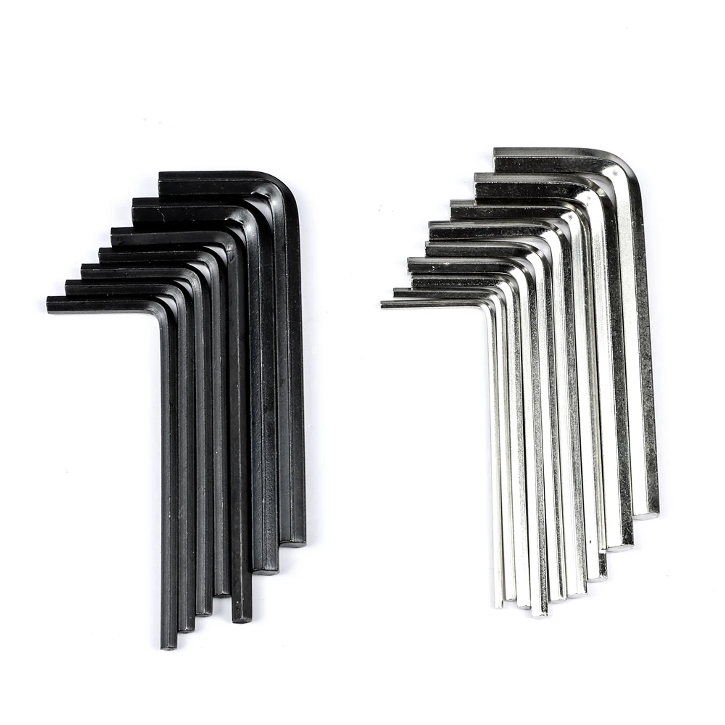 L-Shaped Hex Key Allen Wrench Set | Carbon Steel 0.9mm–8mm Double-End Hexagon Tool 6