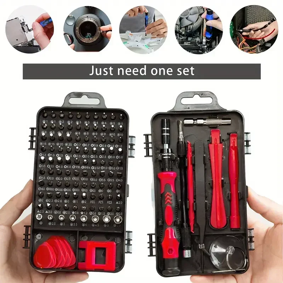 115-in-1 Precision Screwdriver Set | Professional Multi-Bit Tool Kit for PC, Mobile Phone & Electronics Repair 8