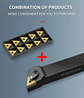 External Turning Tool Holder Set | TNMG16 Carbide Inserts Lathe Cutting Tool Kit - thumbnail 11