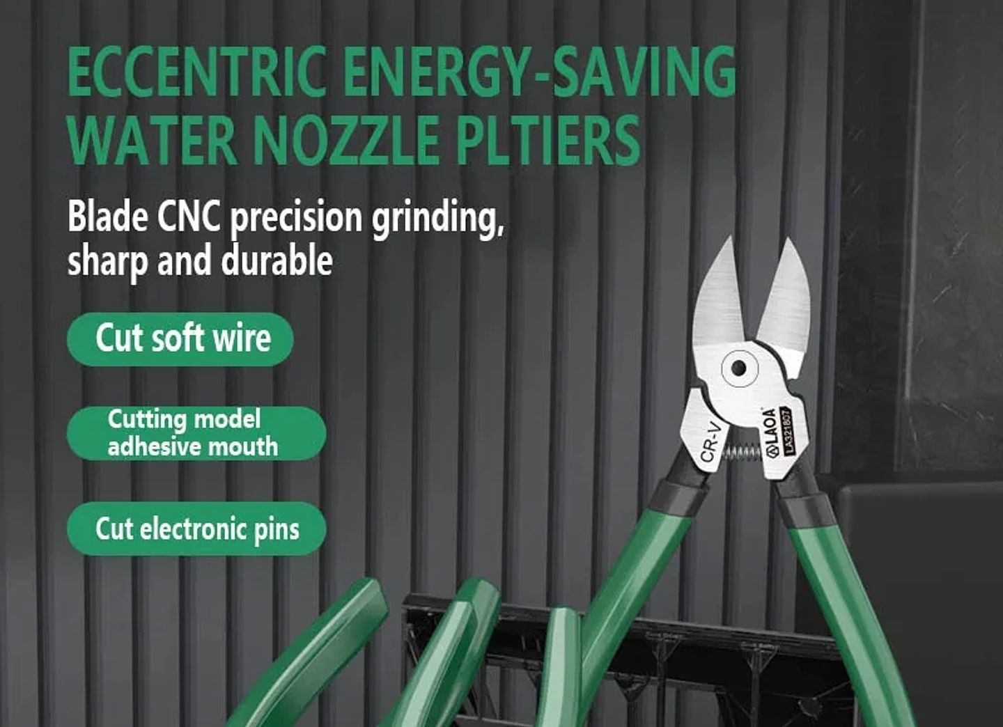 Precision Plastic Nippers & Cable Cutters | Chrome Vanadium Water Mouth Pliers for Electrical Work 11