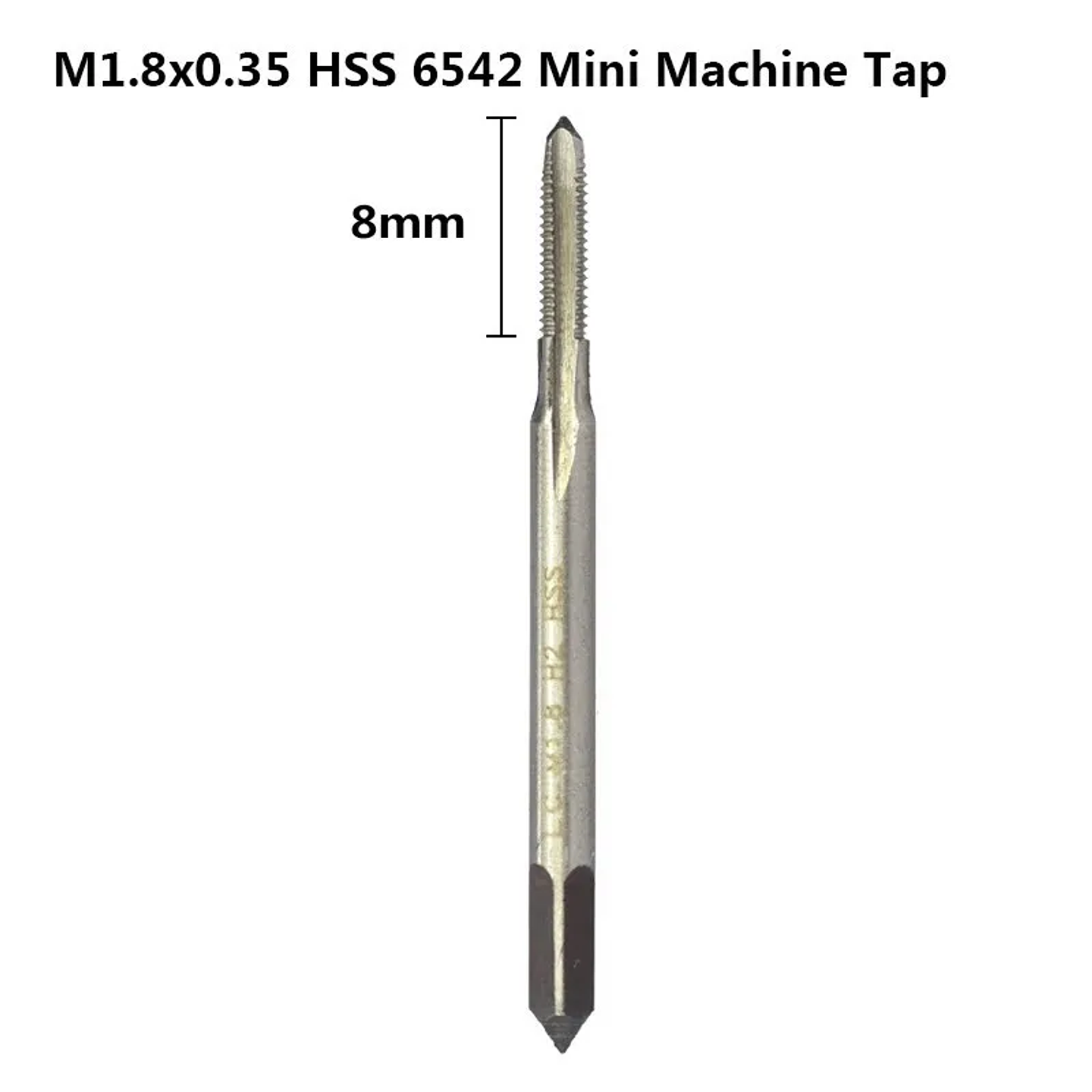 CMCP HSS 6542 Mini Metric Tap | Precision M1-M1.8 Threading 8