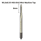 CMCP HSS 6542 Mini Metric Tap | Precision M1-M1.8 Threading - thumbnail 8