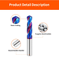 Solid Carbide Twist Drill Bit | Tungsten Steel Drills for CNC Lathe & Metalworking | HRC45/55/65 | 0.5mm–20.0mm - thumbnail 3