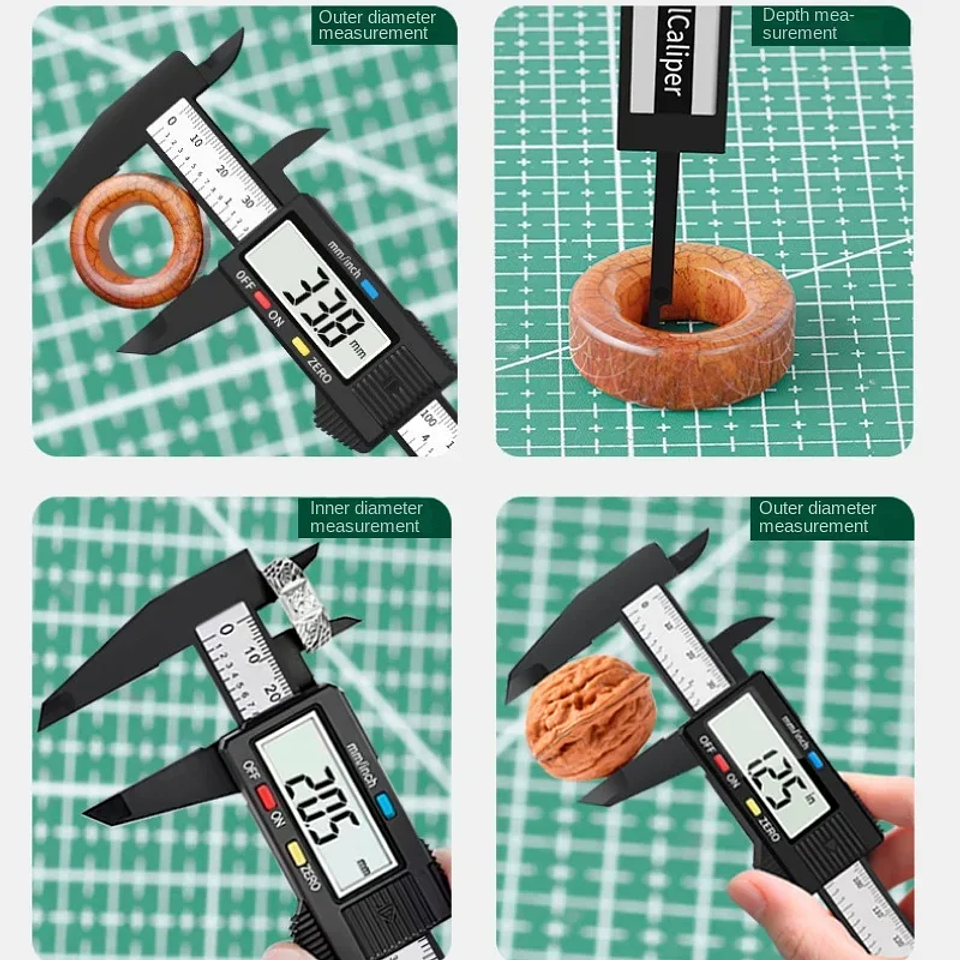 150mm Digital Electronic Caliper | Carbon Fiber Micrometer Tool 5