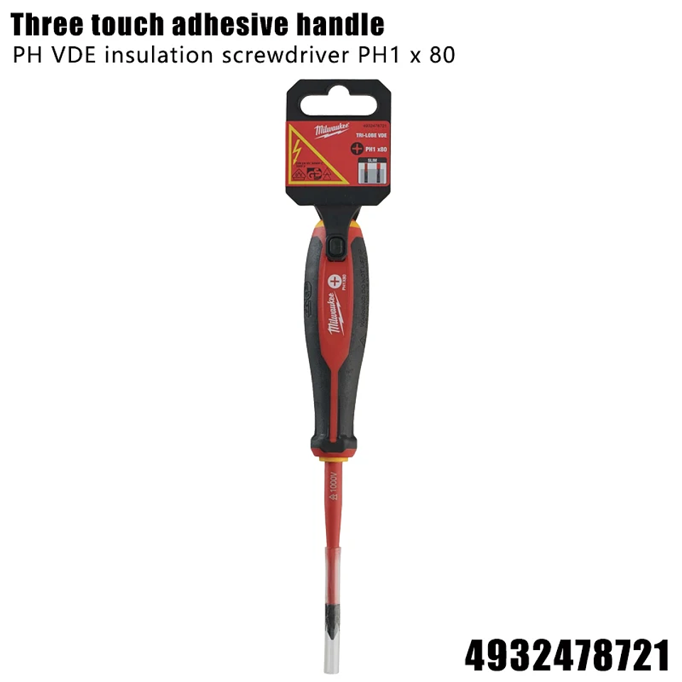 Insulated Screwdriver Series | PH/Slotted 1000V Certified Hand Tools | Industrial-Grade Three-Contact Rubber Grip 9