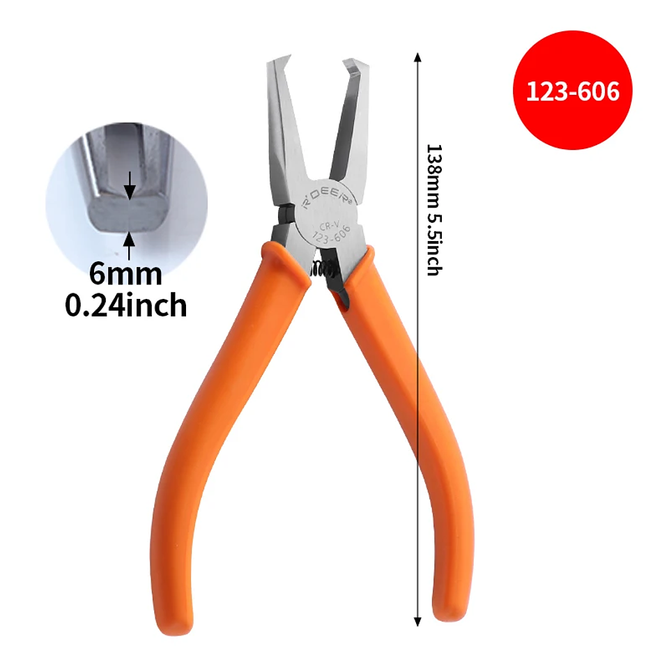 Precision Plastic Cutting Pliers | Professional Flush Cut Nippers with CR-V Steel & Return Spring 9