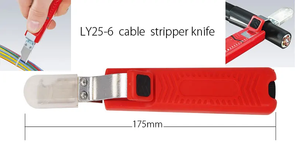 Professional Adjustable Cable Stripper Knife | Precision Hand Tool for 4-50mm PVC, Silicone & PTFE Cables 13