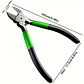 6-Inch Professional Wire Cutter & Stripper | Carbon Steel Nippers for Solid & Stranded Wire | Multi-Purpose Electrical Cutting Tool - thumbnail 7