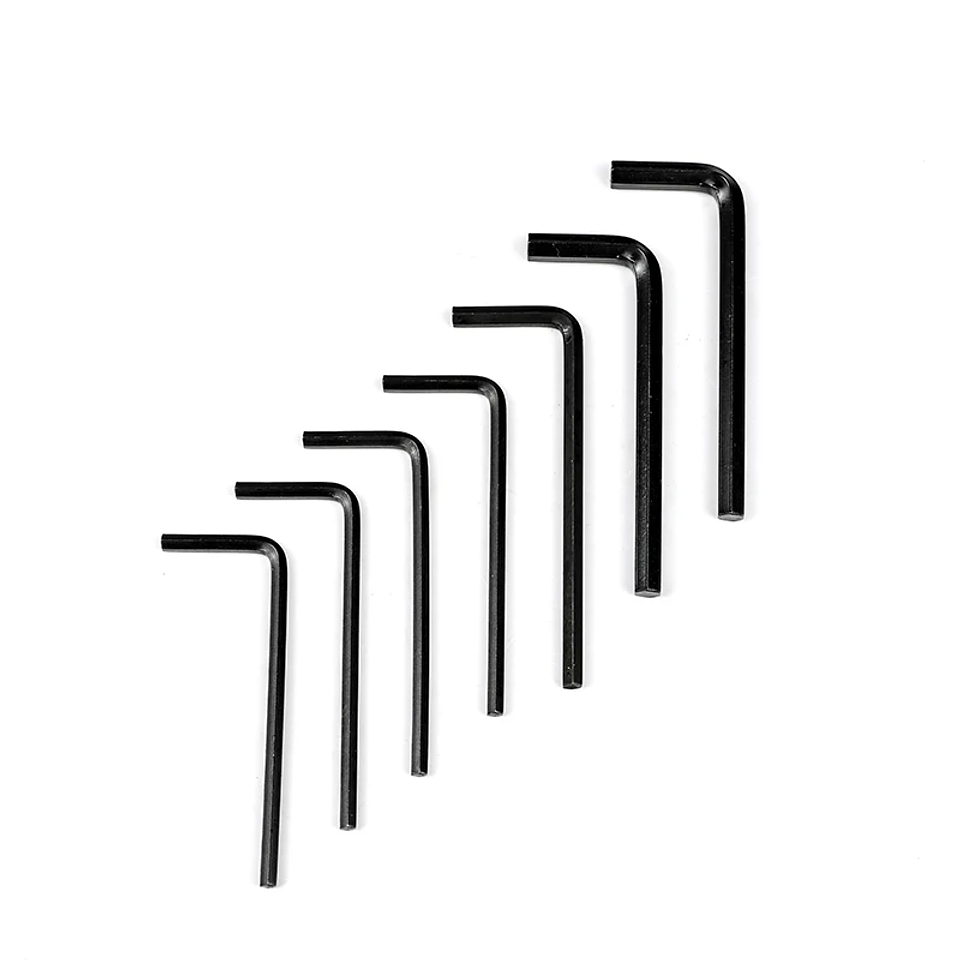 L-Shaped Hex Key Allen Wrench Set | Carbon Steel 0.9mm–8mm Double-End Hexagon Tool 8
