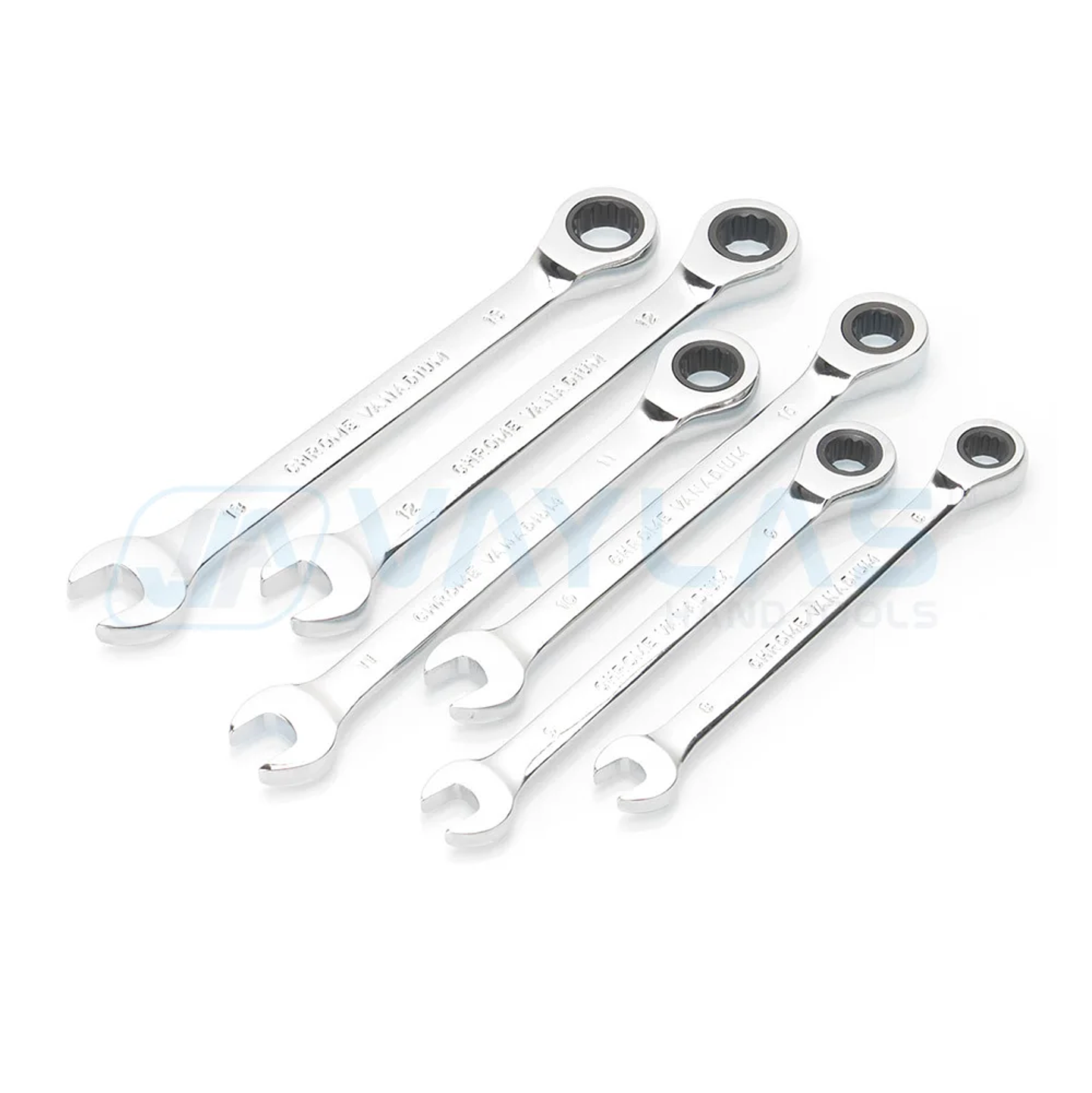7mm Precision Ratchet Wrench | 72-Tooth Fixed Head Spanner | Mirror Polished Chrome Vanadium Steel 10