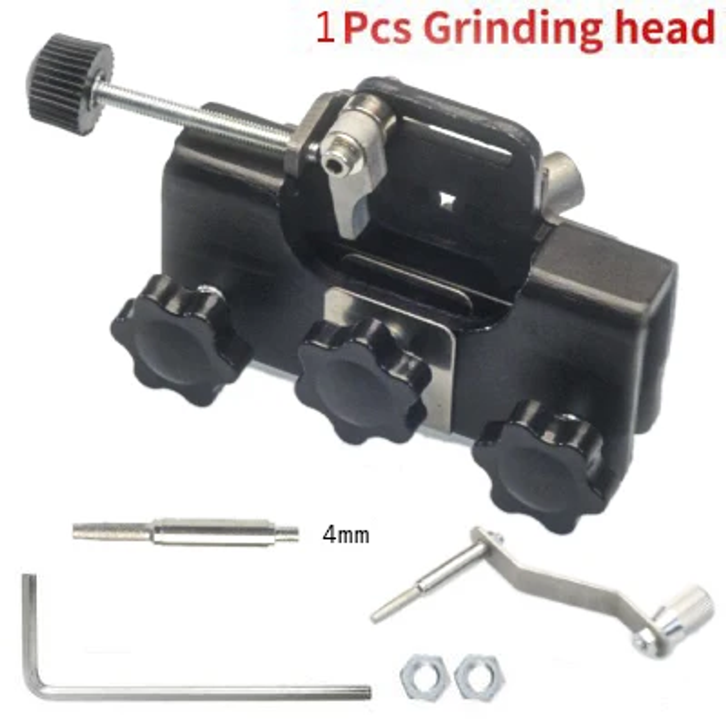 Portable Chainsaw Chain Sharpener | Manual Crank Grinder Tool 15