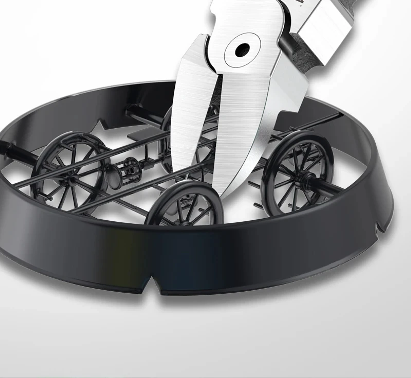 Precision Plastic Nippers & Cable Cutters | Chrome Vanadium Water Mouth Pliers for Electrical Work 18