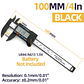 150mm Digital Electronic Caliper | Carbon Fiber Micrometer Tool - thumbnail 11