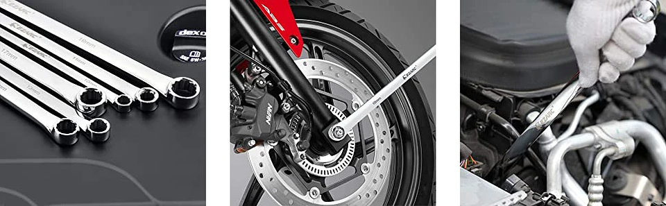 Extra Long Box End Wrench Set | Metric Aviation Spanner | Chrome Vanadium Steel 8mm–19mm 16