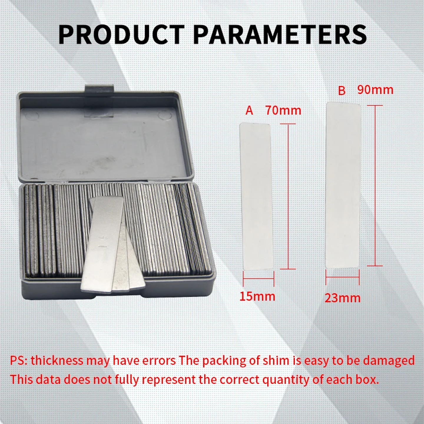 Lathe Blade Gasket | Hard Steel Turning Tool Shim 3