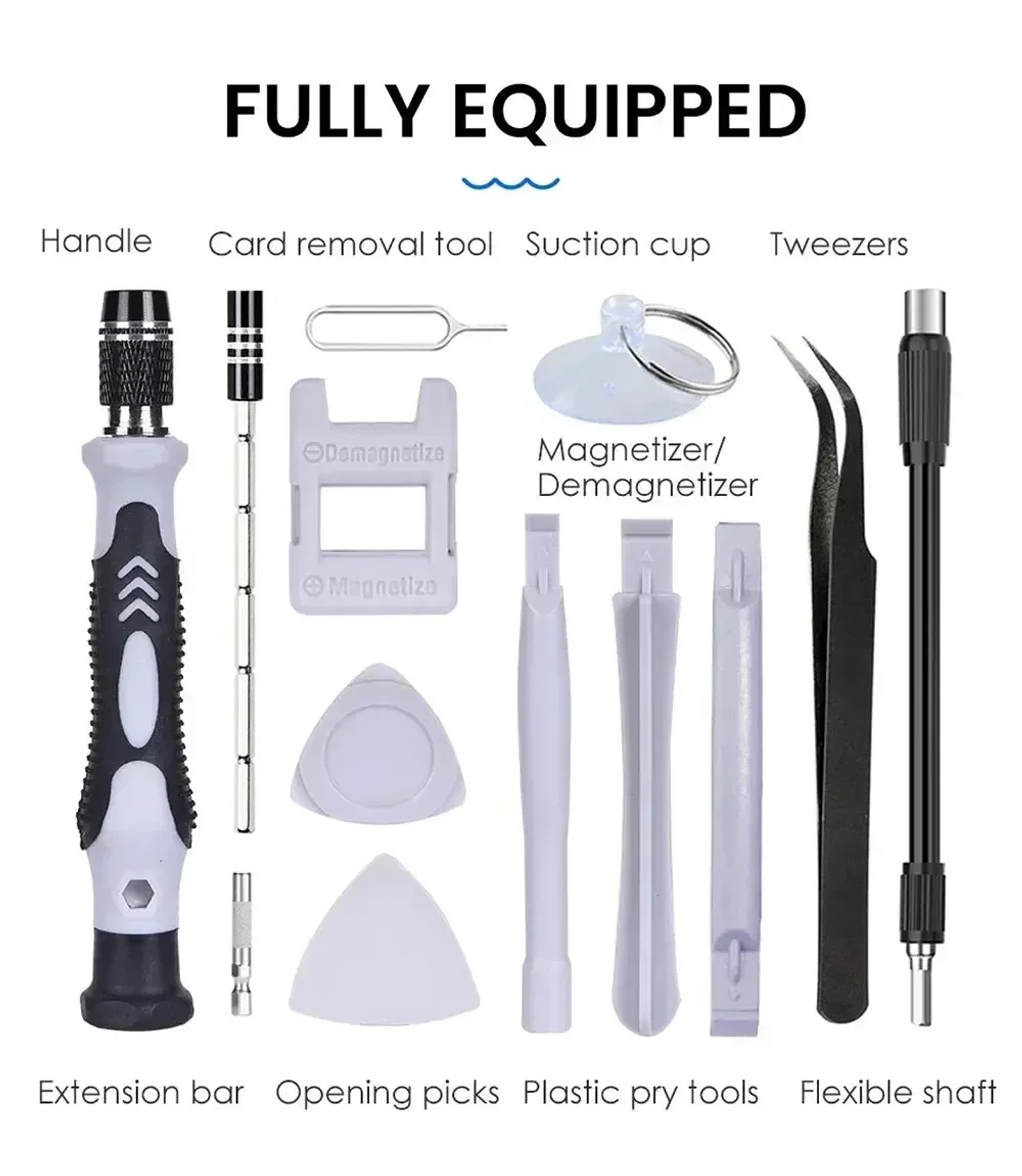 115-in-1 Precision Screwdriver Set | Professional Multi-Bit Tool Kit for PC, Mobile Phone & Electronics Repair 18