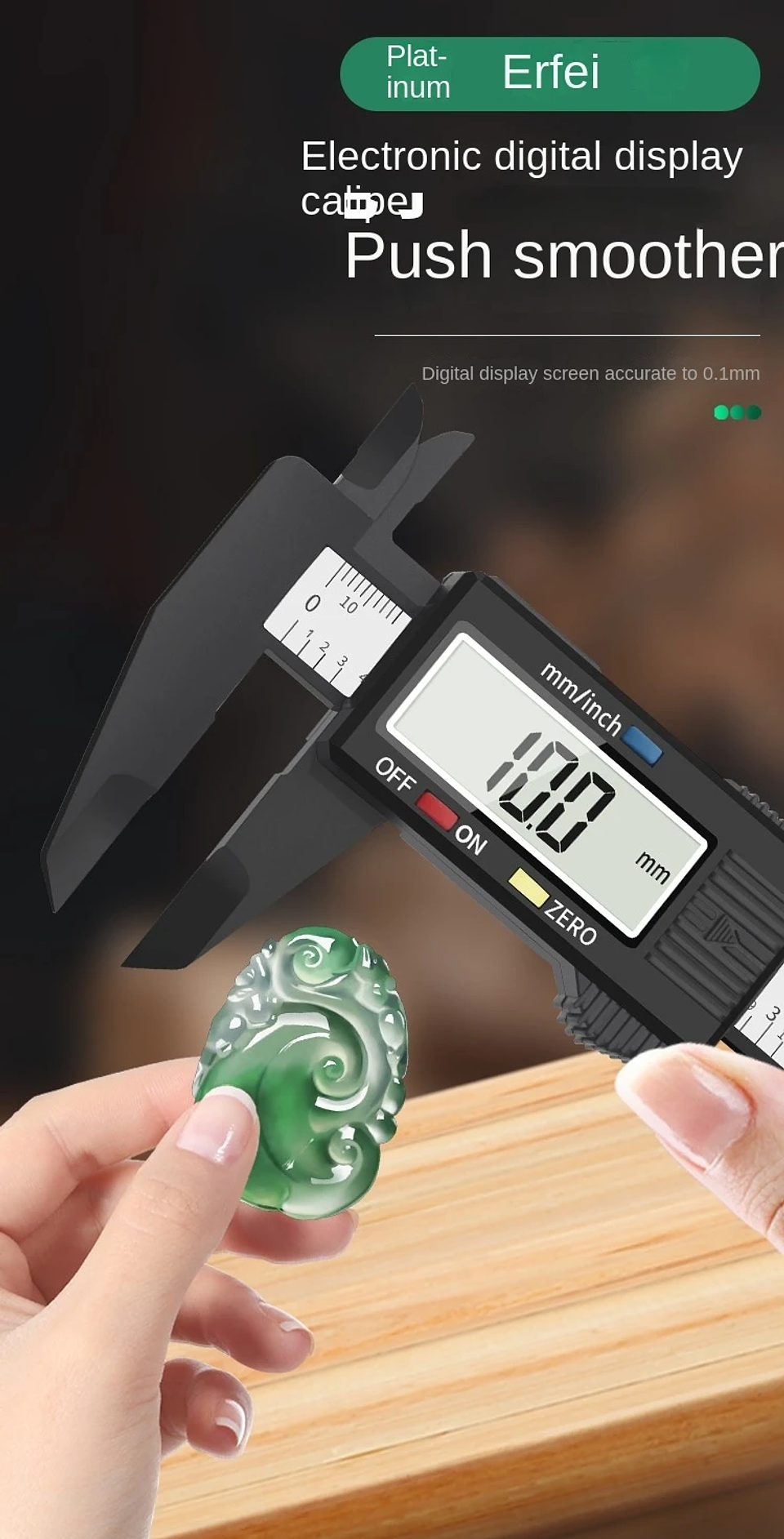 150mm Digital Electronic Caliper | Carbon Fiber Micrometer Tool 13