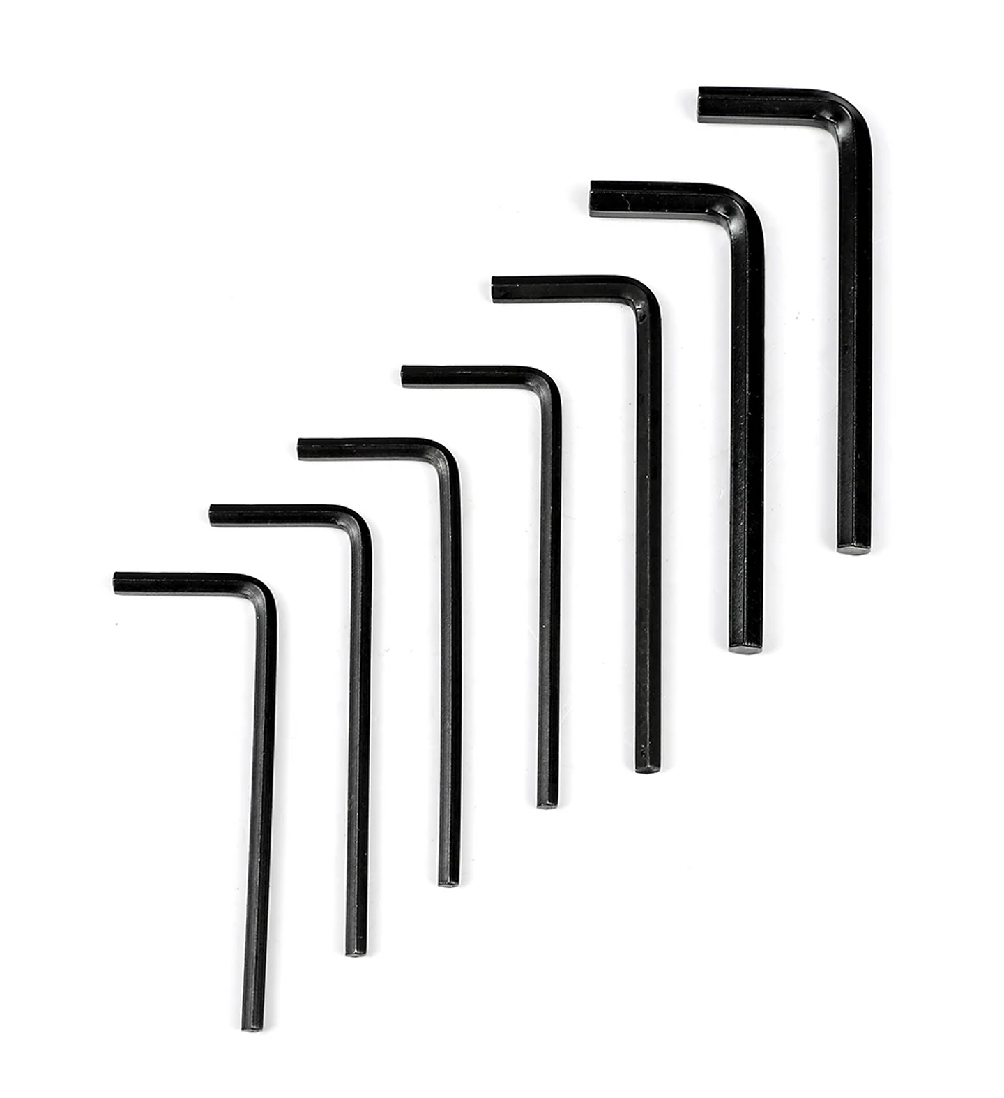 L-Shaped Hex Key Allen Wrench Set | Carbon Steel 0.9mm–8mm Double-End Hexagon Tool 13