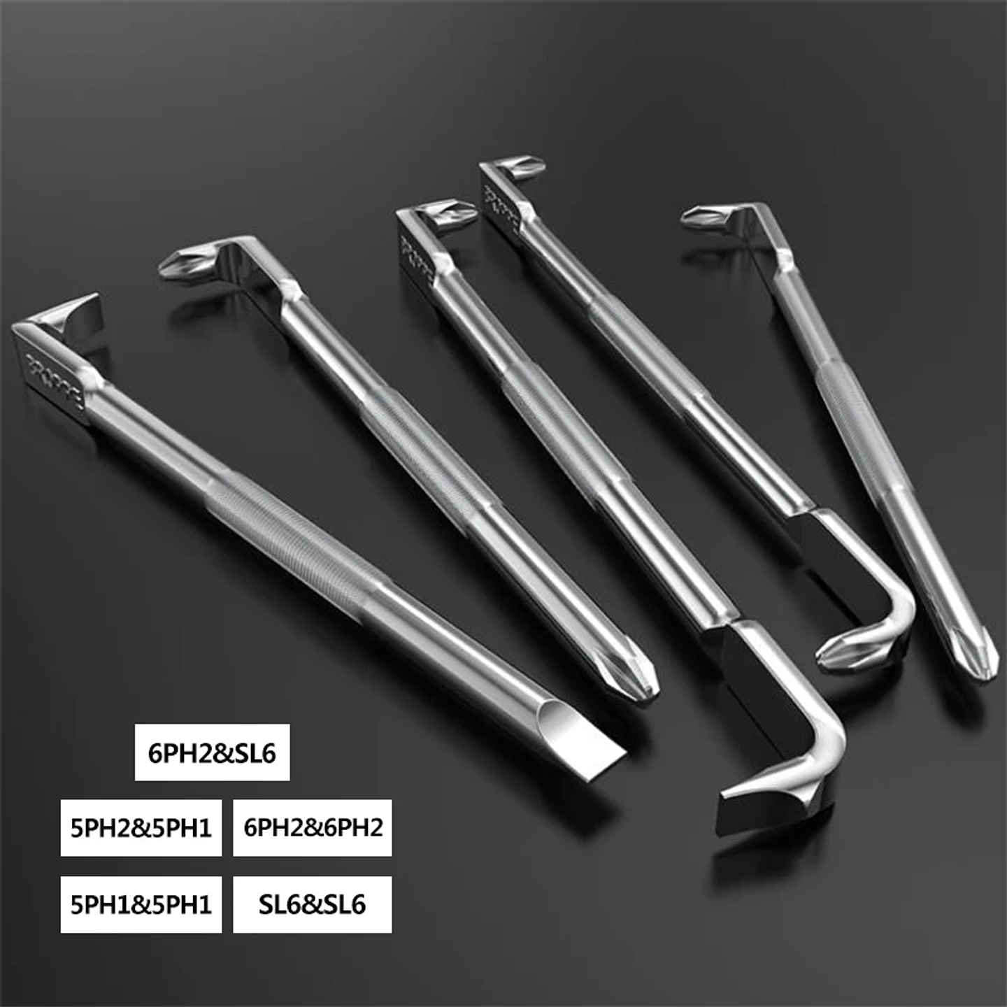 Z-Type Offset Screwdriver | 90-Degree Right-Angle L-Shaped S2 Steel Driver | Magnetic Tips for Narrow Spaces 15