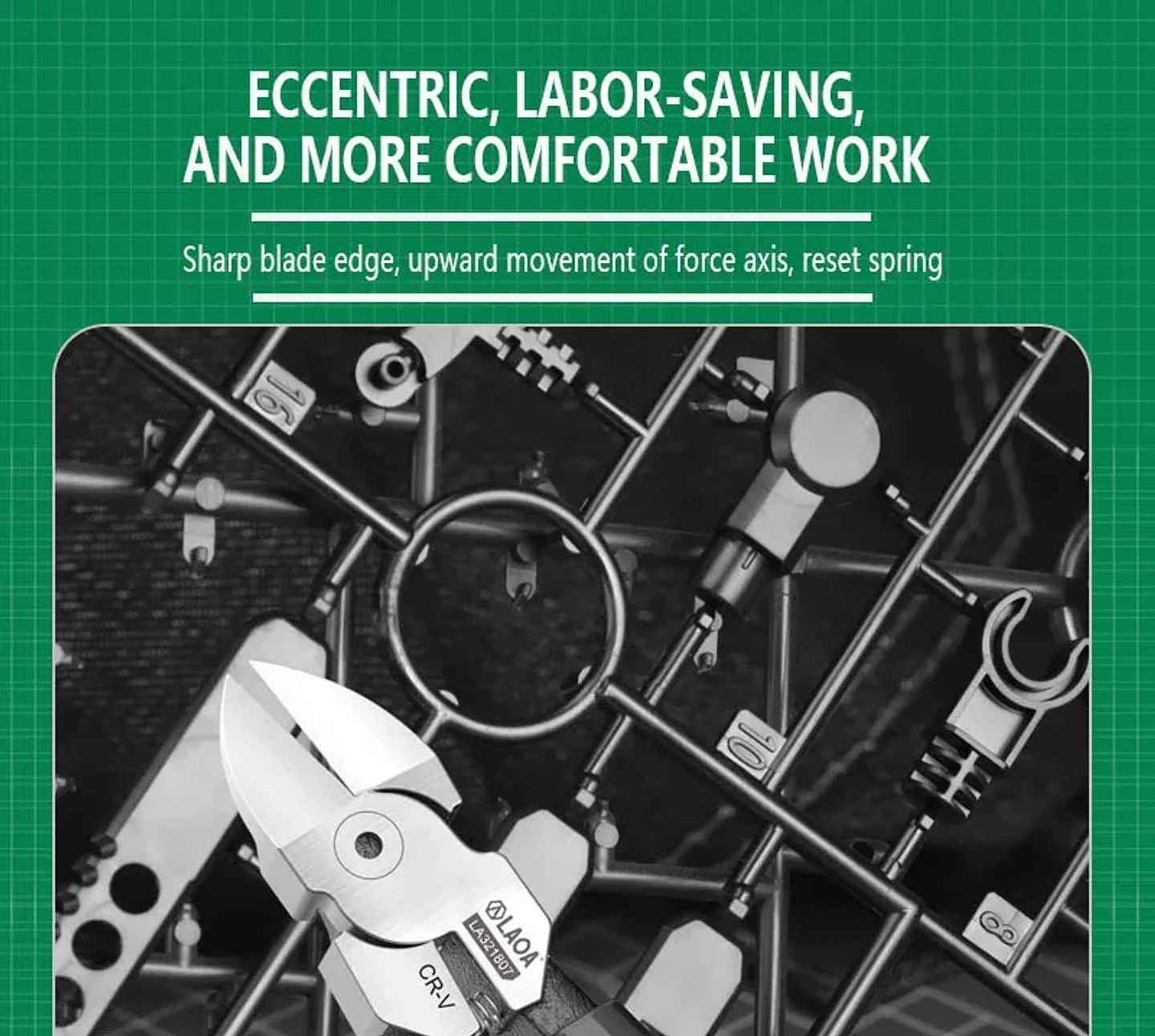 Precision Plastic Nippers & Cable Cutters | Chrome Vanadium Water Mouth Pliers for Electrical Work 23