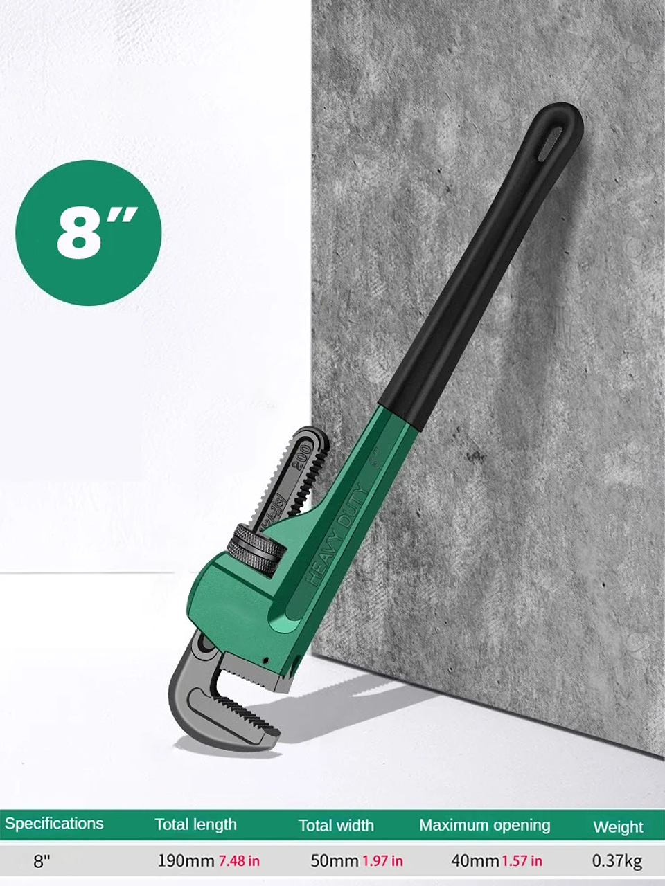 Heavy Duty Pipe Wrench | Industrial Plumbing Pliers 11