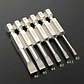 S2 Steel Magnetic Slotted Bits | 1/4