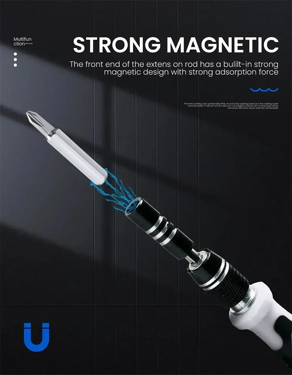 115-in-1 Precision Screwdriver Set | Professional Multi-Bit Tool Kit for PC, Mobile Phone & Electronics Repair 21