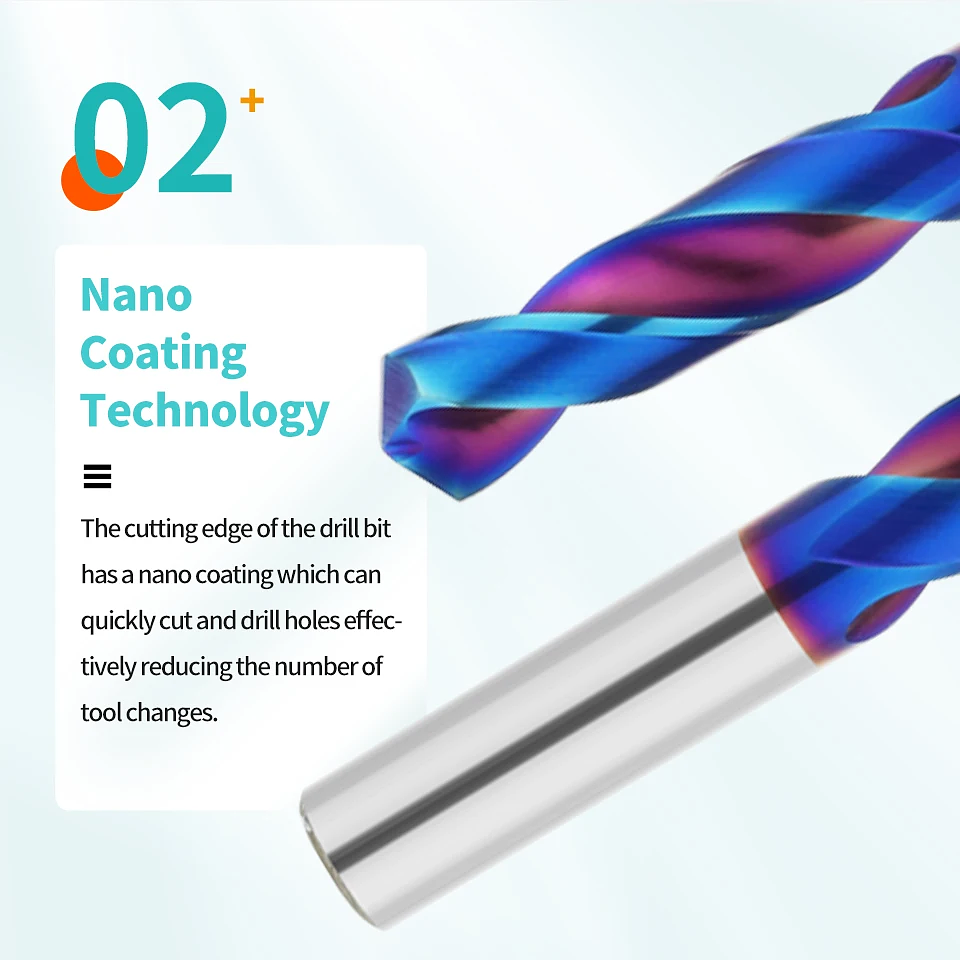 Solid Carbide Twist Drill Bit | Tungsten Steel Drills for CNC Lathe & Metalworking | HRC45/55/65 | 0.5mm–20.0mm 14