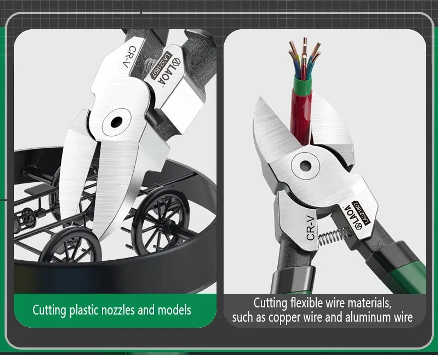 Precision Plastic Nippers & Cable Cutters | Chrome Vanadium Water Mouth Pliers for Electrical Work 25