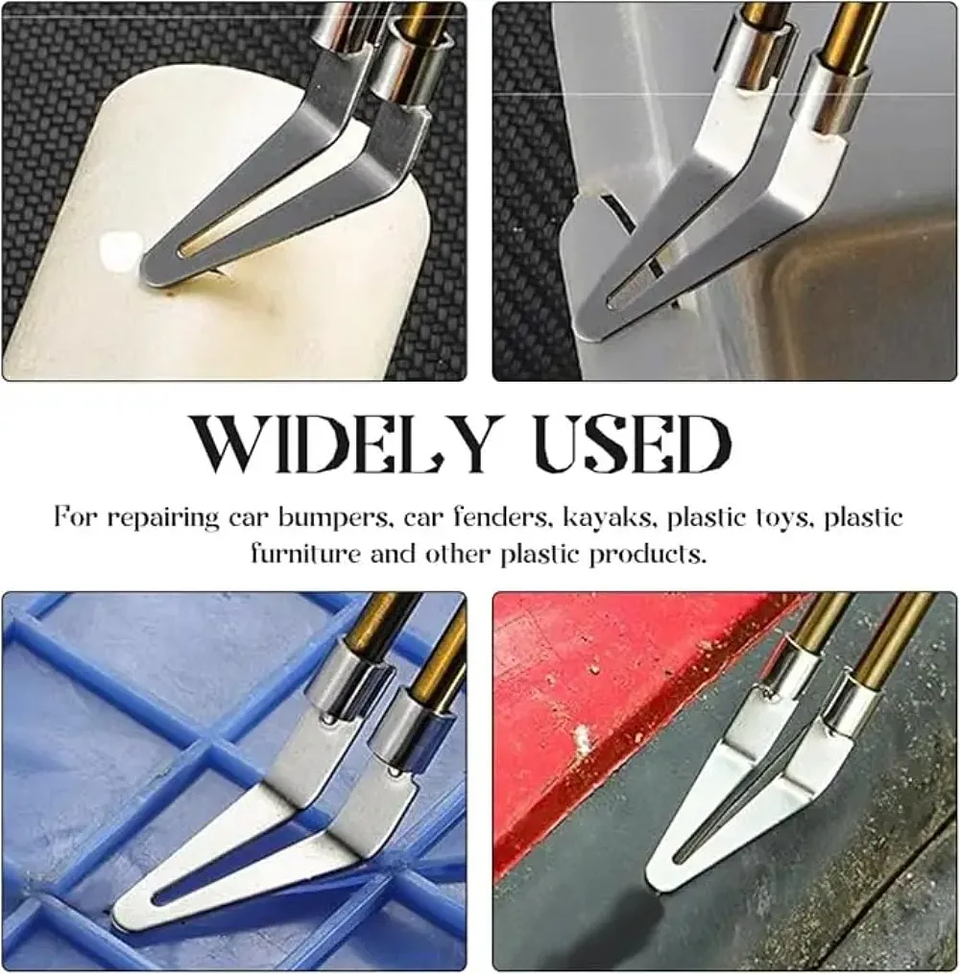 45° Smooth Head Plastic Welding Tip | Adjustable Repair Iron 19