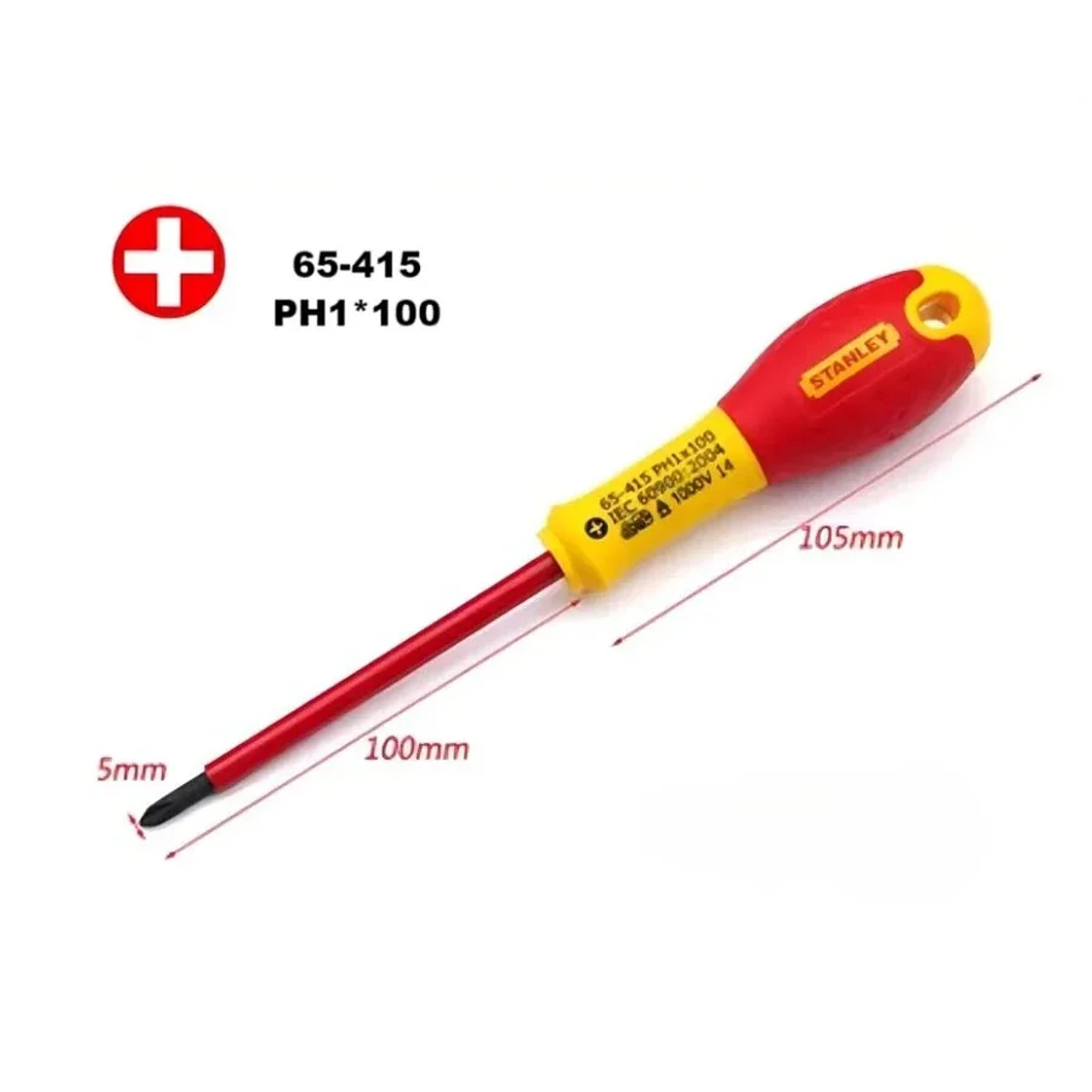VDE 1000V Insulated Screwdriver | Professional Cr-V Electrical Tool 10
