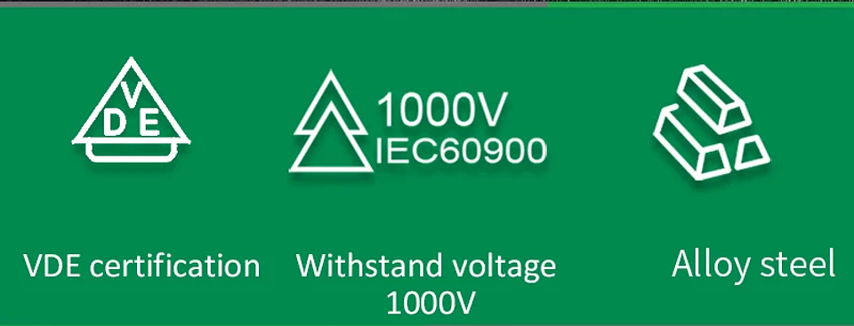 Insulated Pliers Series | 1000V High-Voltage Resistant Combination, Diagonal & Needle Nose Pliers | Professional Electrician Tools 21