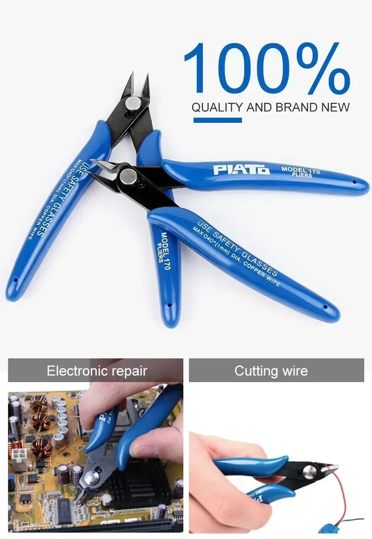 170 Model Micro Wire Cutter | Precision Electric Plier 16