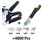 4-in-1 Heavy Duty Staple Gun Kit | Manual Nailer & 4000 Nails - thumbnail 7