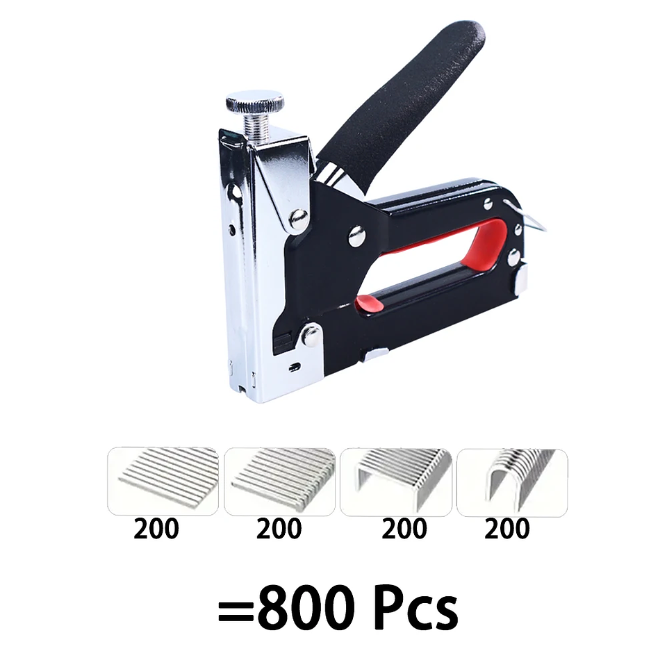 4-in-1 Heavy Duty Staple Gun Kit | Manual Nailer & 4000 Nails 8