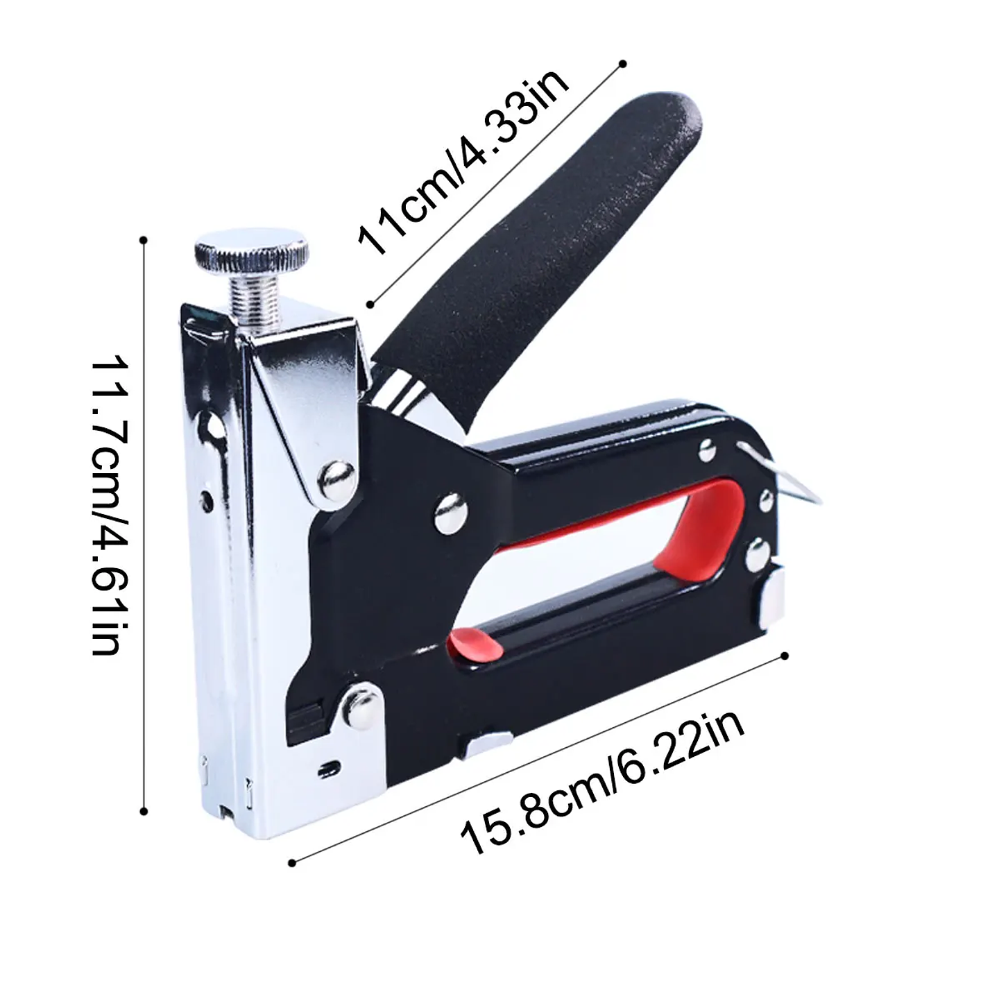 4-in-1 Heavy Duty Staple Gun Kit | Manual Nailer & 4000 Nails 11