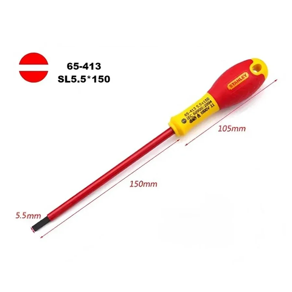 VDE 1000V Insulated Screwdriver | Professional Cr-V Electrical Tool 12