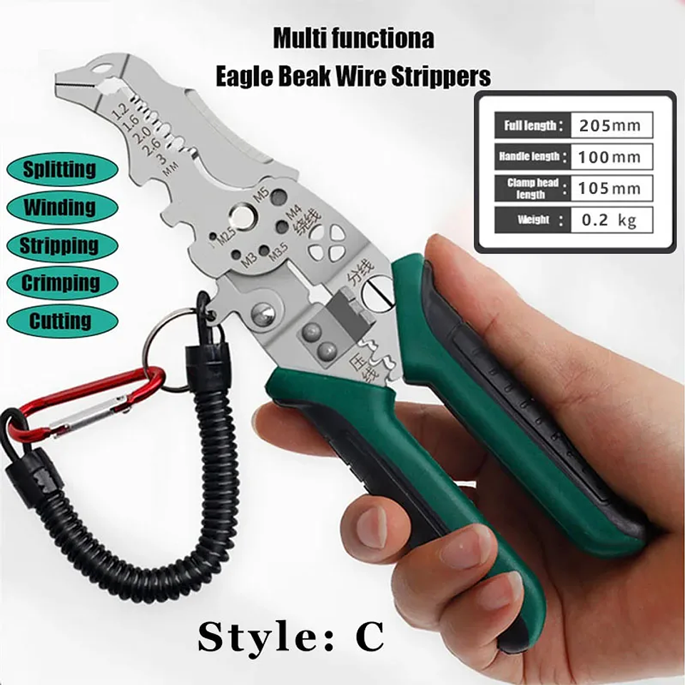 Professional Wire Stripper | Multifunctional Electrician Crimper & Cutter 5