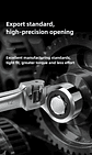 180° Flex-Head Ratchet Wrench | 72-Tooth CR-V Steel Gear | Professional Metric Combination Spanner - thumbnail 25