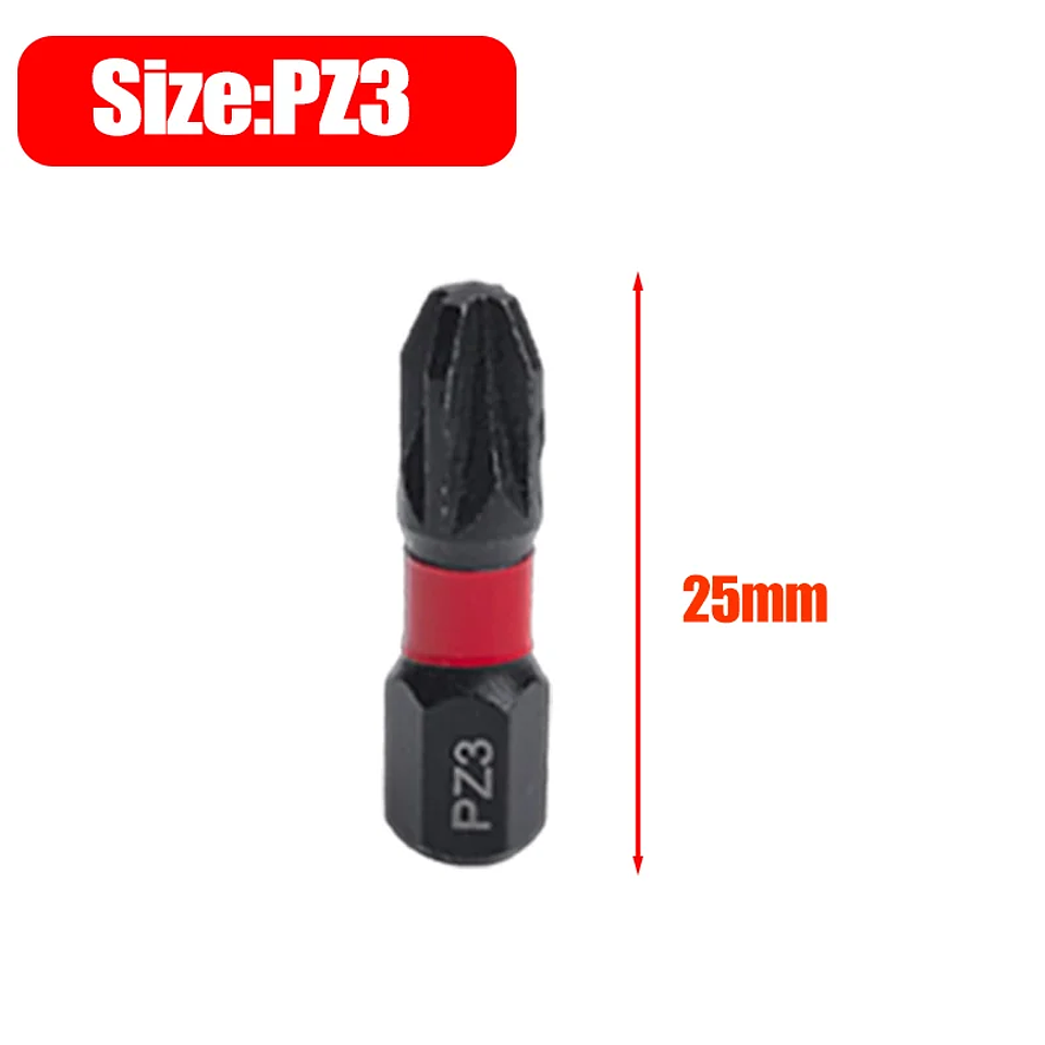 S2 Steel Magnetic Impact Driver Bits | High-Torque PH & PZ Set 7