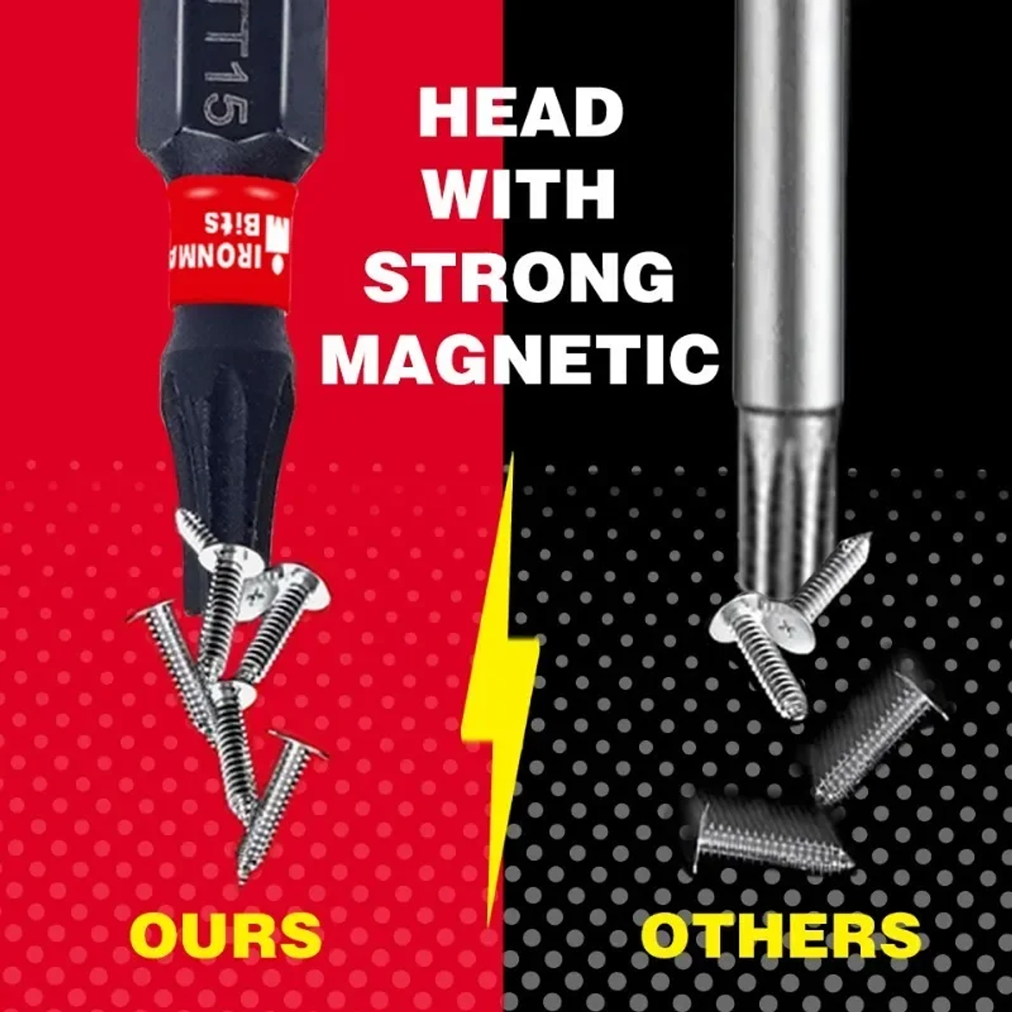 S2 Steel Slotted Impact Driver Bits | SL3–SL7 Magnetic Flat-Head Screwdriver Bit Set | High-Torque Precision Tips 18